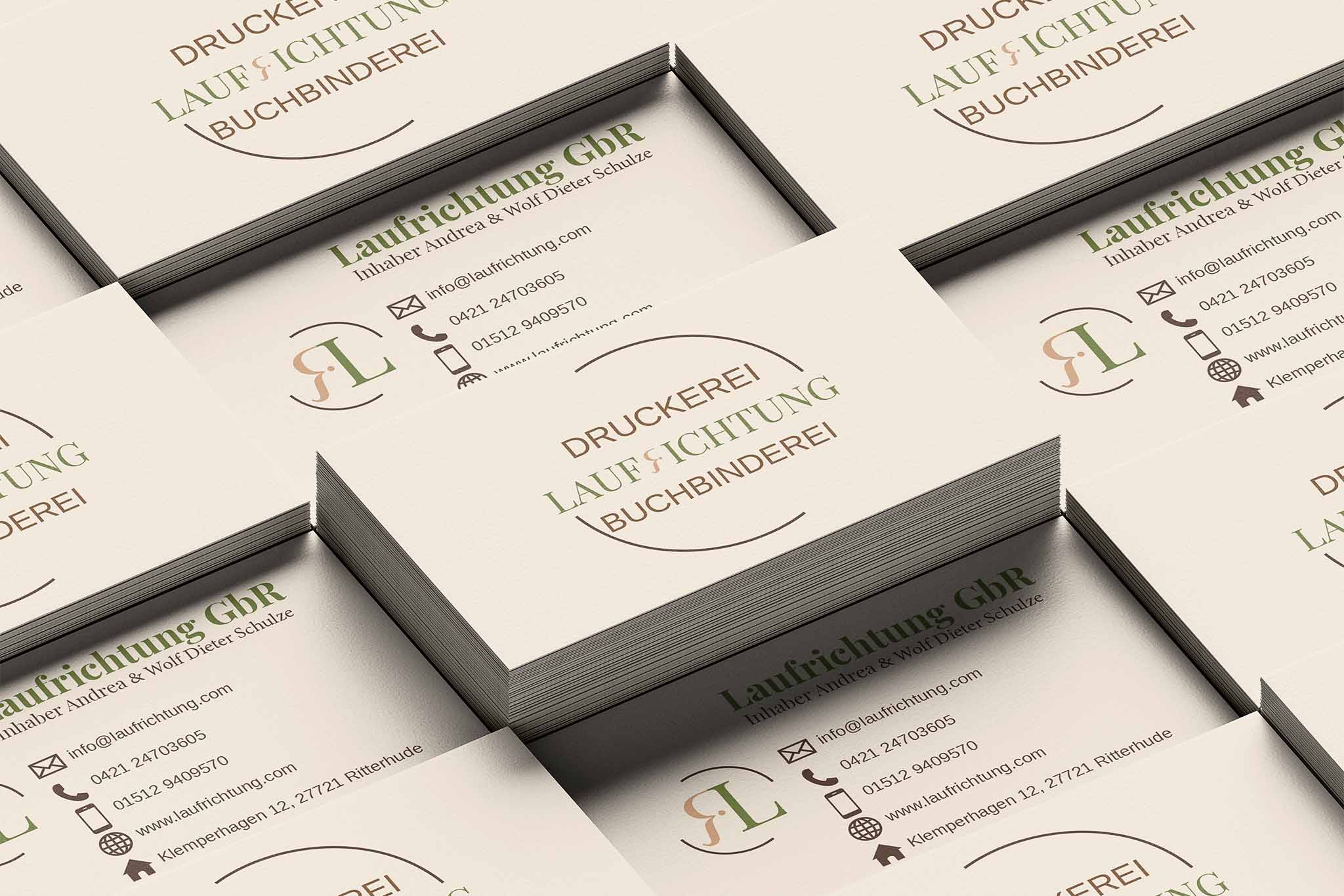 Mediendesign verbildlicht durch einen Flyer